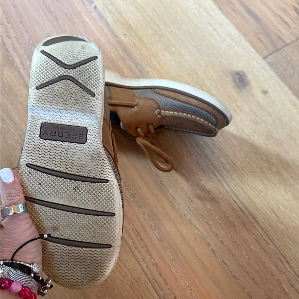 Sperry Tan Moccasins